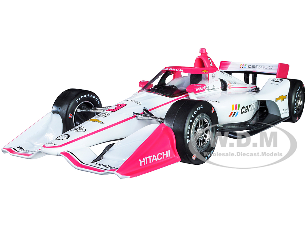 Dallara IndyCar 3 Scott McLaughlin "CarShop" Team Penske (Road Course Configuration) "NTT IndyCar Series" (2021) 1/18 Diecast Model Car by Greenlight