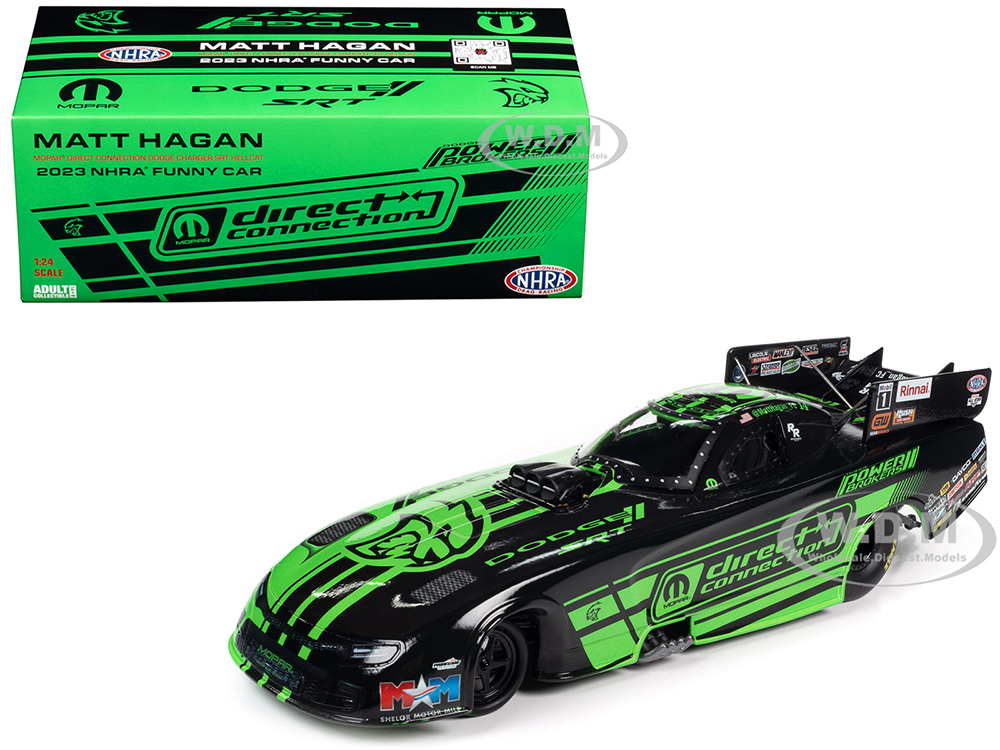 Dodge Charger SRT Hellcat NHRA Funny Car Matt Hagan "MOPAR - Direct Connection" (2023) "Tony Stewart Racing" Limited Edition to 1008 pieces Worldwide