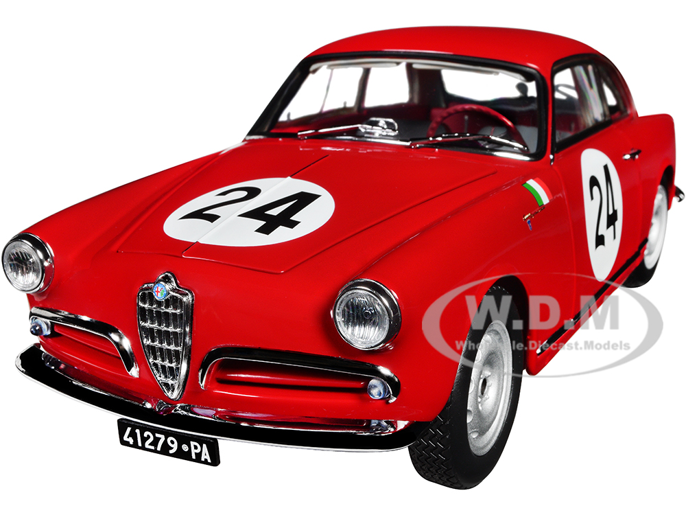Alfa Romeo Giulietta SV #24 Nini Todaro - Nessuno GT1.3 Class Winner Targa Florio (1958) 1/18 Diecast Model Car by Kyosho