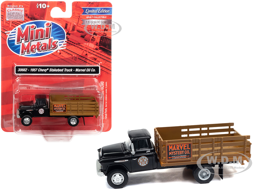 1957 Chevrolet Stakebed Truck Matt Black 