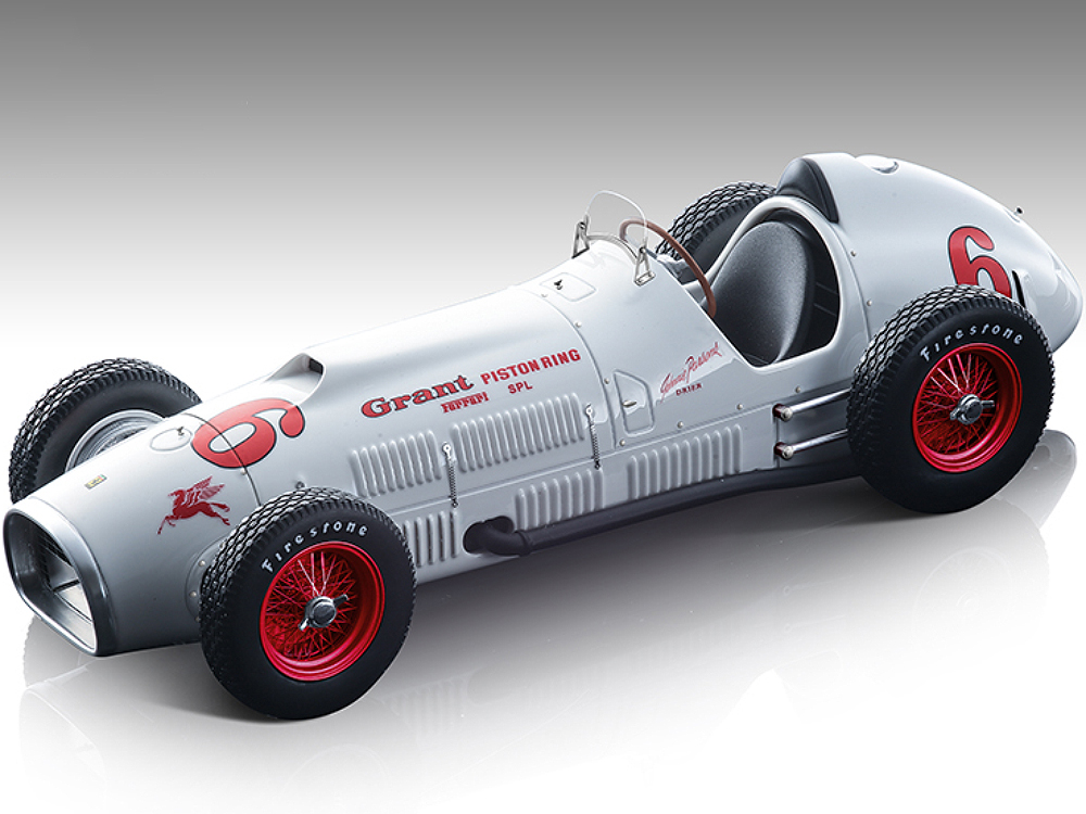 1952 Ferrari 375 F1 Indy 6 White with Red Wheels "Indianapolis 500" Ferrari Museum "Mythos Series" Limited Edition to 145 pieces Worldwide 1/18 Model
