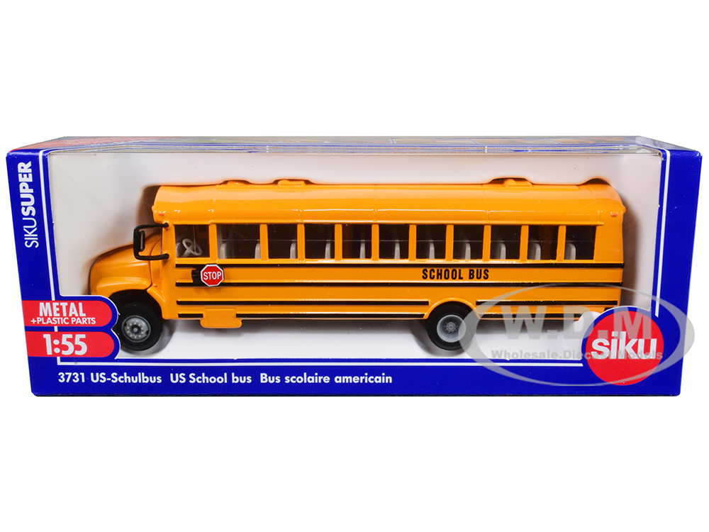 United States School Bus Yellow 1/55 Diecast Model by Siku