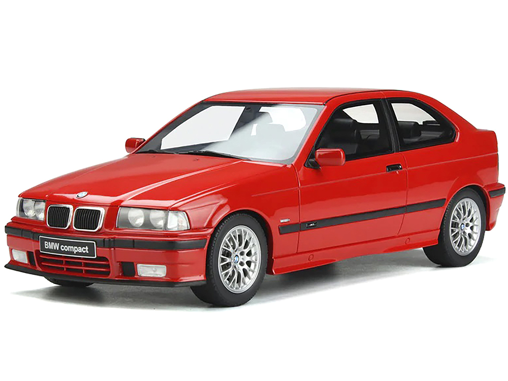 1998 BMW E36 Compact 318I Red Limited Edition to 2000 pieces Worldwide 1/18 Model Car by Otto Mobile