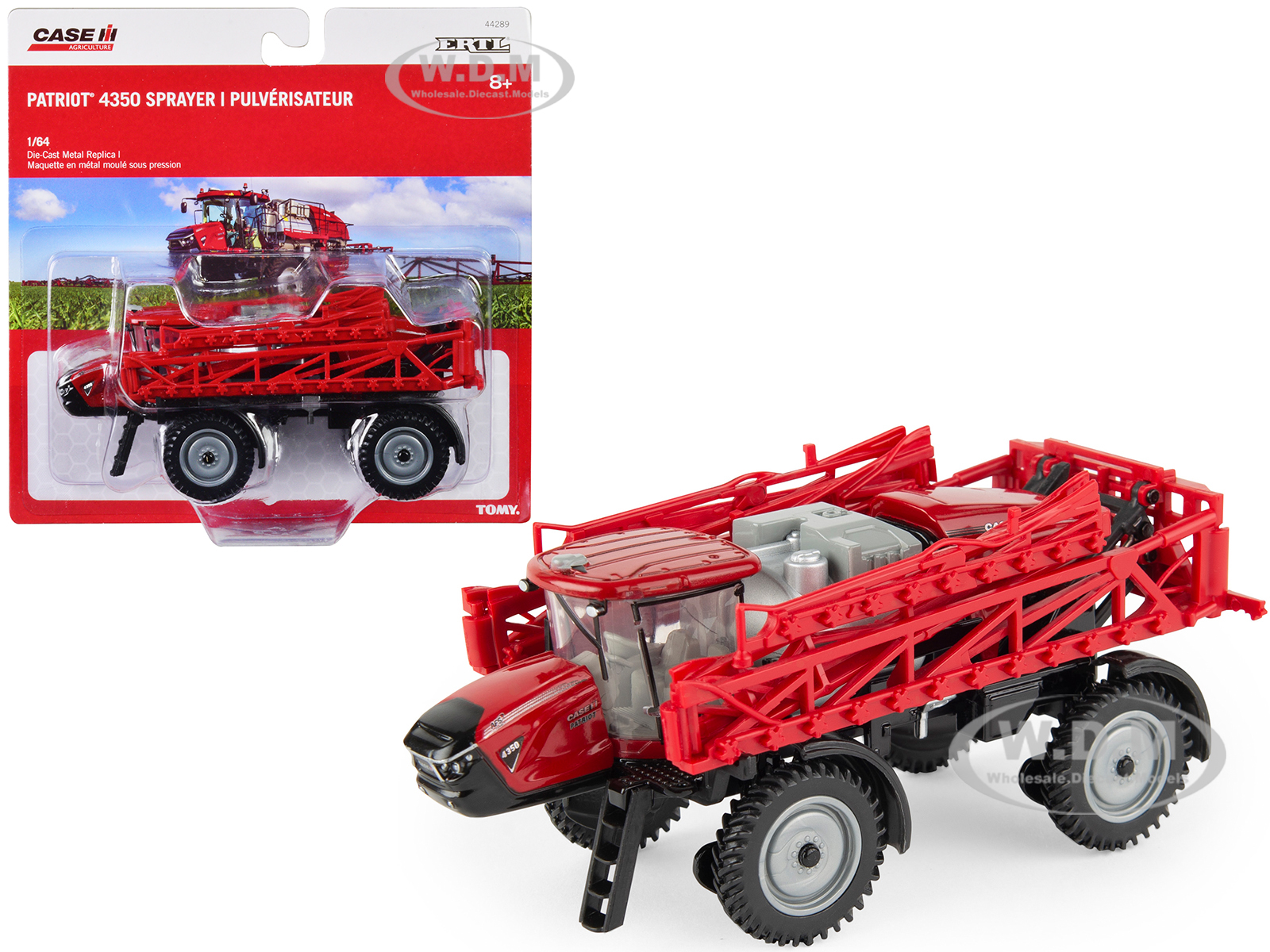 Case IH Patriot 4350 Sprayer Red "Case IH Agriculture" Series 1/64 Diecast Model by ERTL TOMY