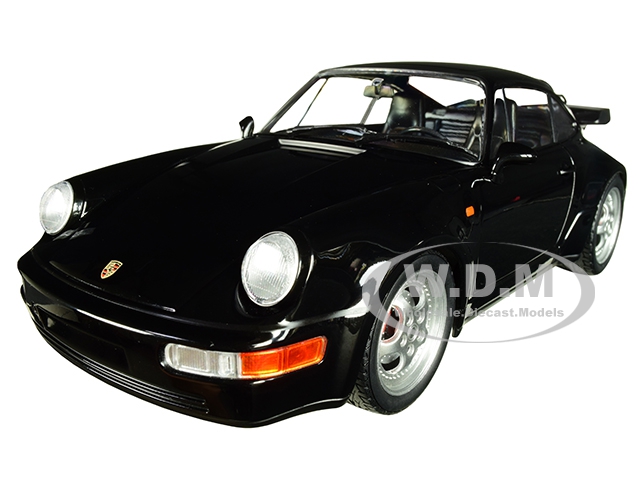 1990 Porsche 911 Turbo Black Limited Edition To 504 Pieces Worldwide 1/18 Diecast Model Car By Minichamps