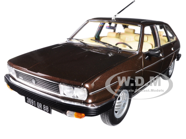 1981 Renault 30 Tx Bronze Brown 1/18 Diecast Model Car By Norev