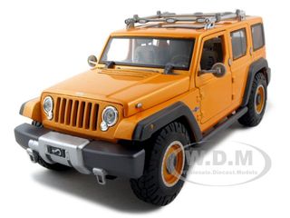 Jeep Rescue Concept Orange 1/18 Diecast Model Car By Maisto