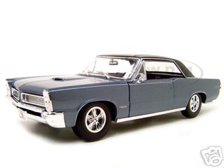 1965 Pontiac Gto Hurst Blue 1/18 Diecast Model Car By Maisto