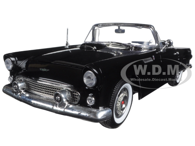 1956 Ford Thunderbird Black "Timeless Classics" 1/18 Diecast Model Car by Motormax