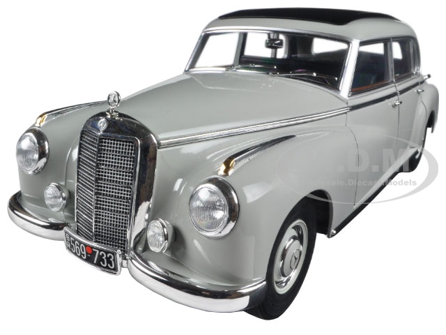 Image of 1955 Mercedes 300 Grey 1/18 Diecast Model Car by Norev