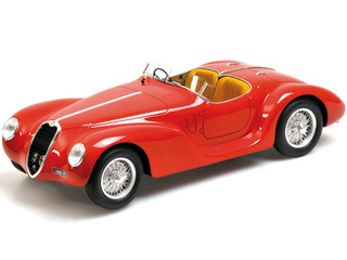 1939 Alfa Romeo Corsa 6c 2500 Ss Spider Red 1/18 Model Car By Minichamps