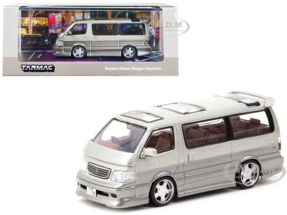 Toyota Hiace Wagon Custom Van RHD (Right Hand Drive) Silver and Light Brown Metallic 