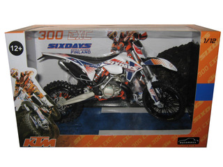 Ktm 300 Exc Dirt Bike 6 Days Kotka-hamina Finland Motorcycle Model 1/12 By Automaxx