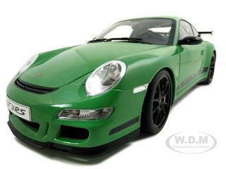 Porsche 911 (997) Gt3 Rs Green 1/12 Diecast Model Car By Autoart