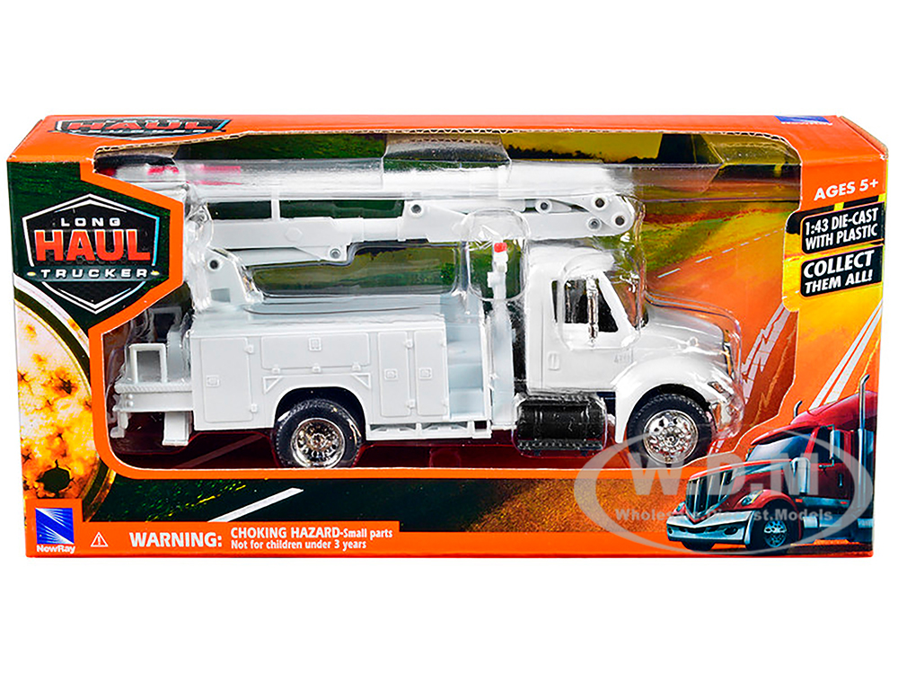 International 4200 Line Maintenance Service Truck White "Long Haul Trucker" Series 1/43 Diecast Model by New Ray