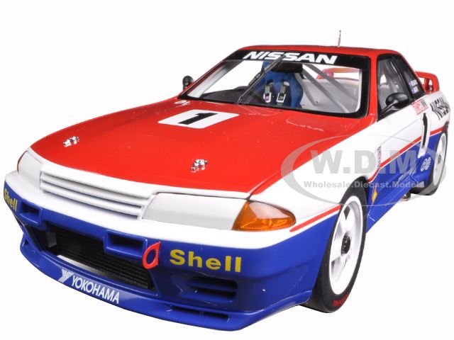 Image of Nissan Skyline Gt-R (R32) Australian Bathurst Winner 1991 Richards/Skaife 1 1/18 Diecast Model Car by Autoart