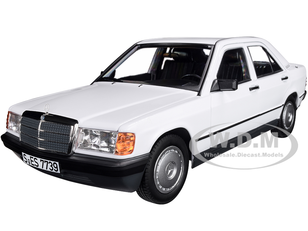 1982 Mercedes Benz 190E White 1/18 Diecast Model Car by Norev