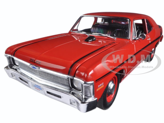 1970 Chevrolet Nova Yenko Deuce Cranberry Red Limited Edition to 660pcs 1/18 Diecast Model Car  by GMP