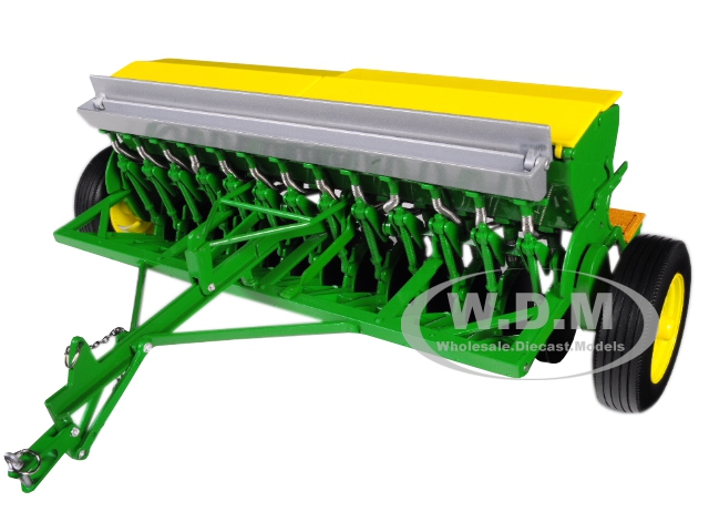 John Deere Model "fb" Grain Drill With Yellow Hopper Lids 1/16 Diecast Model By Speccast