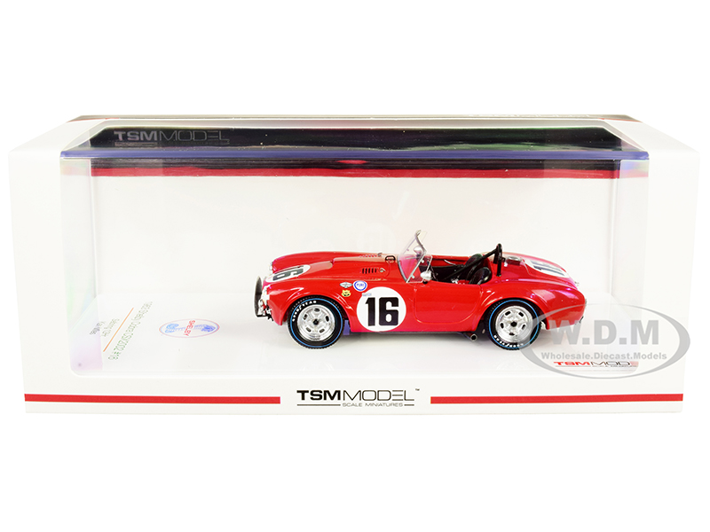 Shelby Cobra CSX2002 16 Ken Miles Sebring 12H (1963) 1/43 Model Car by True Scale Miniatures