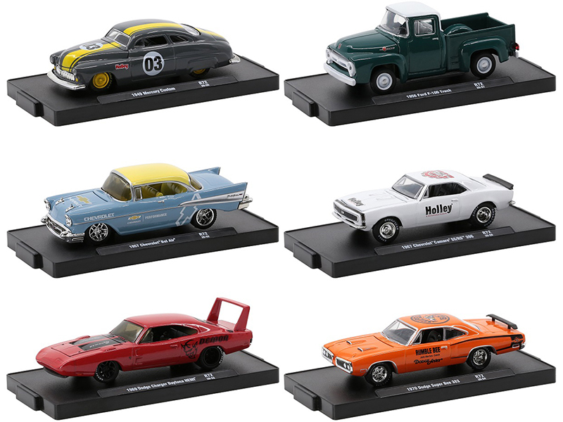 "Drivers" Set of 6 pieces in Blister Packs Release 72 Limited Edition to 7980 pieces Worldwide 1/64 Diecast Model Cars by M2 Machines