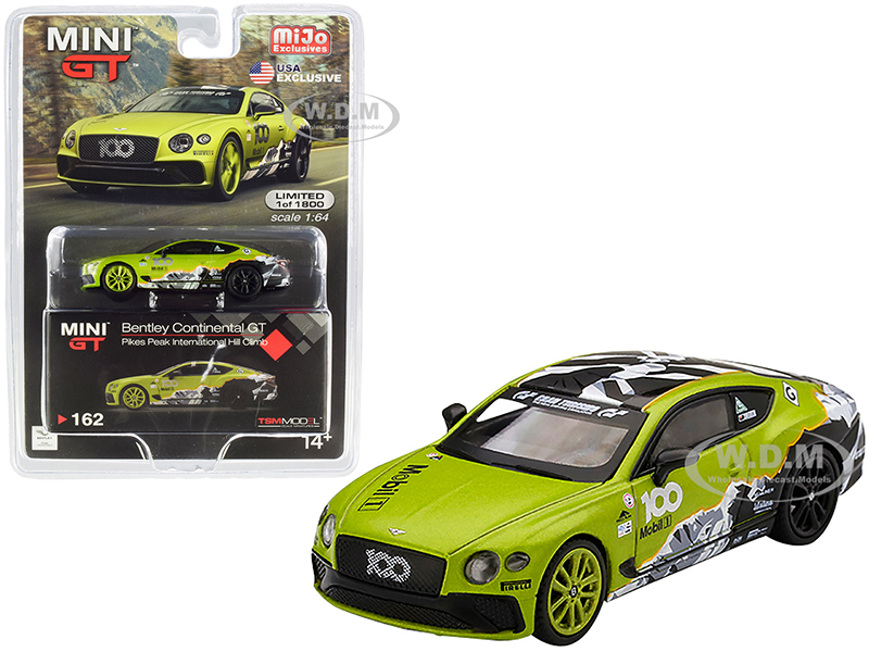 Bentley Continental GT Pikes Peak International Hill Climb (2019) Limited Edition to 1800 pieces Worldwide 1/64 Diecast Model Car by True Scale Minia