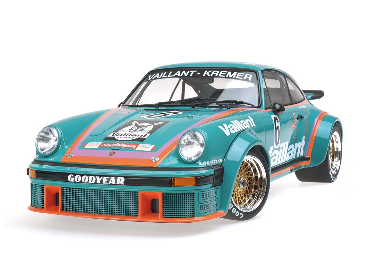 1976 Porsche 934 "Vaillant" Bob Wollek 6 Team Kremer Racing Winner DRM Norisring 1/12 Diecast Model Car by Minichamps
