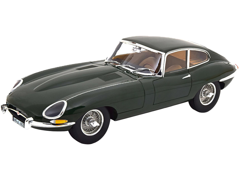 Image of 1961 Jaguar E-Type Coupe Green 1/12 Diecast Model Car by Norev