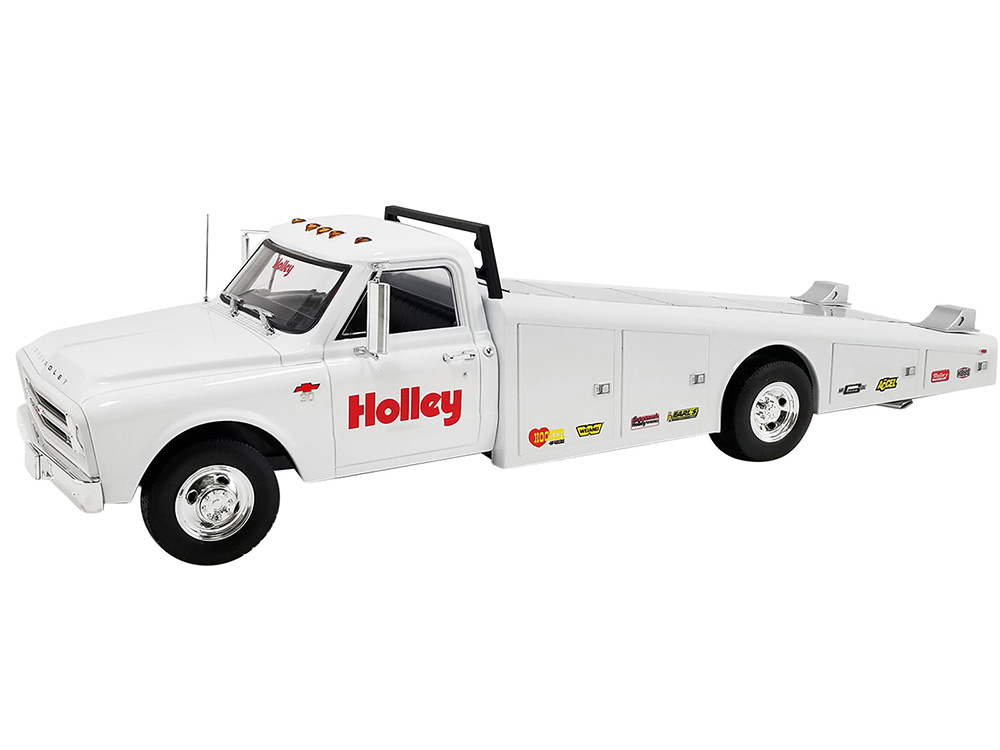 1967 Chevrolet C-30 Ramp Truck White Holley Speed Shop Limited Edition to 200 pieces Worldwide 1/18 Diecast Model Car by ACME