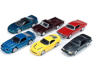 Autoworld Muscle Cars Deluxe Set Of 6 Cars Release 2 1/64 Diecast Model Cars by Autoworld