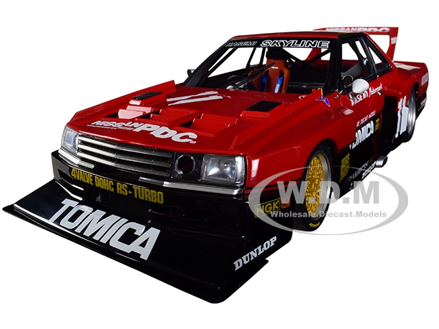 Image of Nissan Skyline RS Turbo 11 "Tomica" Super Silhouette (1982) 1/18 Diecast Model Car by Autoart