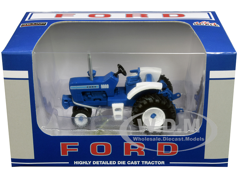 Image of Ford 9000 Narrow Front Tractor Blue 1/64 Diecast Model by SpecCast