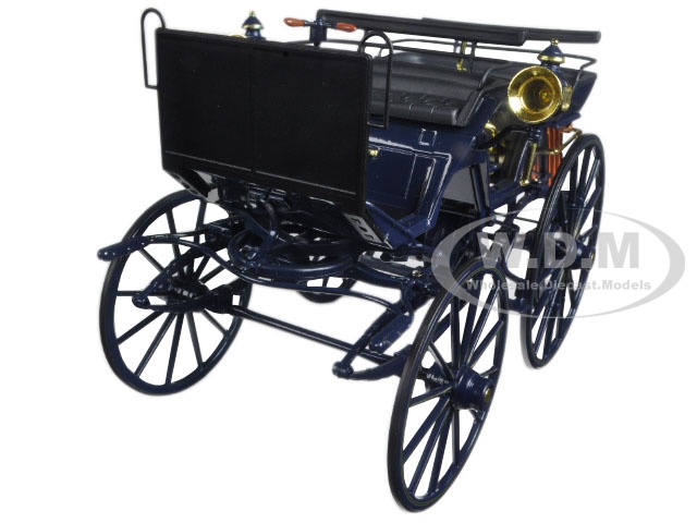 1886 Daimler Motorkutsche Dark Blue 1/18 Diecast Model Car by Norev