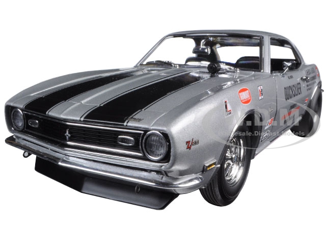 Image of 1968 Chevrolet Drag Camaro Z/28 Quicksilver Limited Edition to 672pcs 1/18 Diecast Model Car by Acme