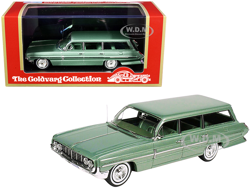 1962 Oldsmobile Dynamic Fiesta Wagon Willow Green Metallic Limited Edition to 225 pieces Worldwide 1/43 Model Car by Goldvarg Collection