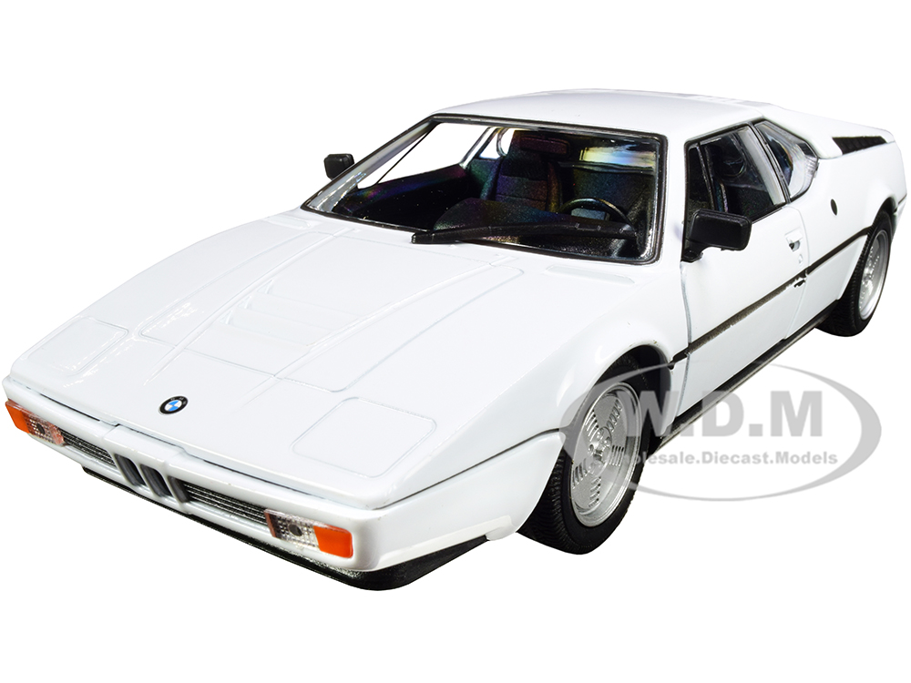 BMW M1 Coupe White "NEX Models" 1/24 Diecast Model Car by Welly