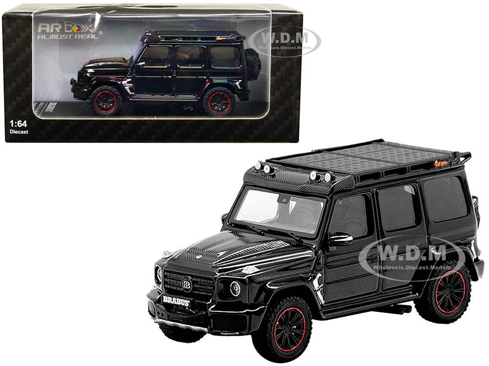 2020 Mercedes-AMG G63 Brabus G-Class with Adventure Package Obsidian Black with Carbon Hood with Roof Rack 