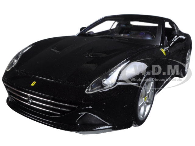 Image of Ferrari California T (closed top) Black 1/18 Diecast Model Car by Bburago