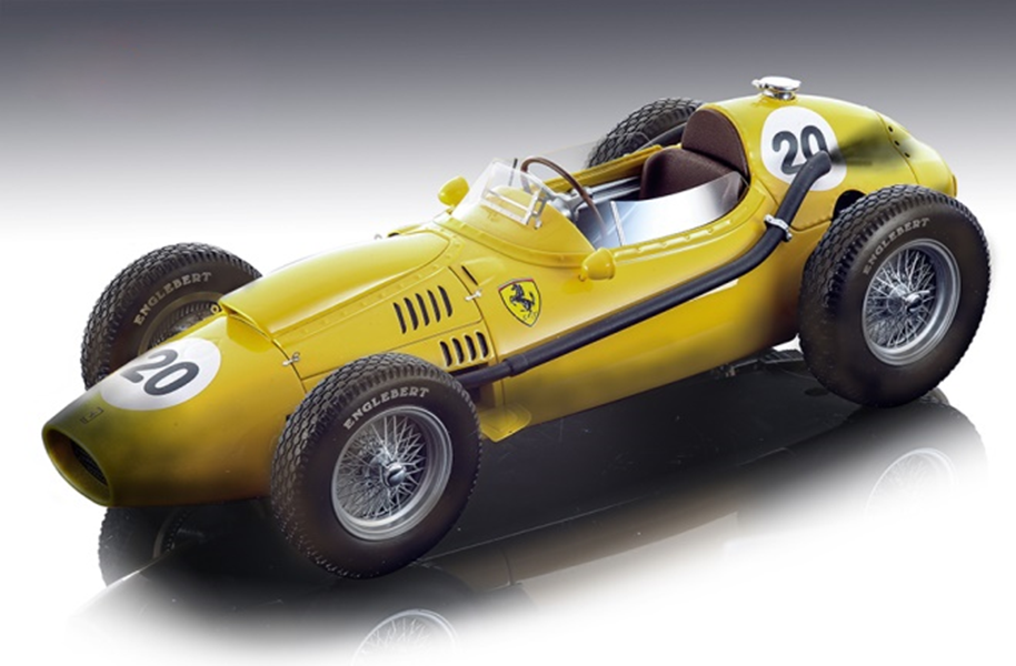 Ferrari Dino 246 #20 Oliver Gendebien Ecurie Francorchamps Team Formula 1 F1 Belgium GP Grand Prix 1958 (After the Race Version) Mythos Series Limited Edition to 60 pieces Worldwide 1/18 Model Car by Tecnomodel