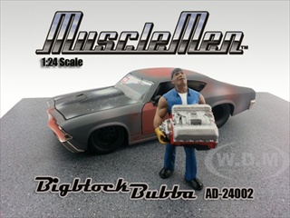 Musclemen Bigblock Bubba Figure For 124 Diecast Model Cars By American Diorama