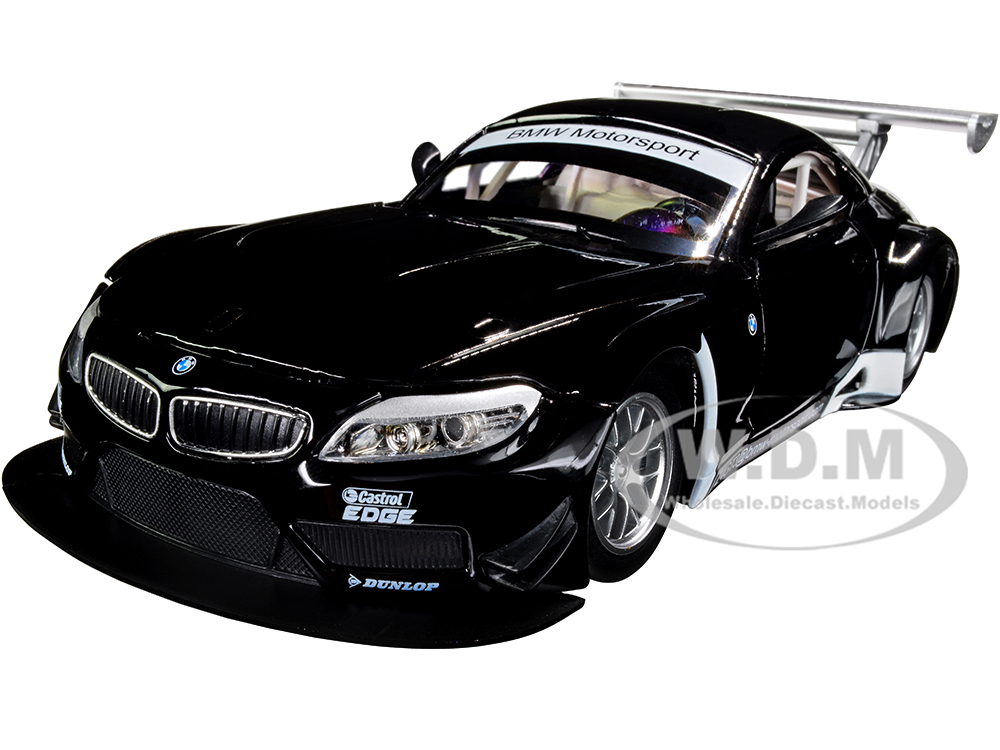 BMW Z4 GT3 Black and Silver 1/24 Diecast Model Car by Optimum Diecast