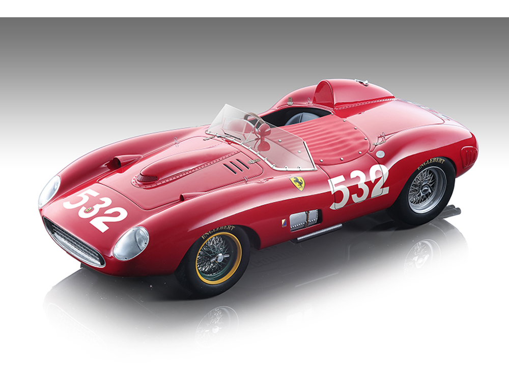 Ferrari 335S #532 Wolfgang von Trips 2nd Place Mille Miglia (1957) Mythos Series Limited Edition to 125 pieces Worldwide 1/18 Model Car by Tecnomodel