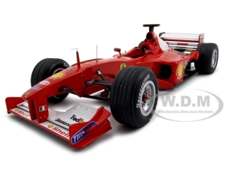 Ferrari F2000 Michael Schumacher Elite Edition 1 of 5555 Made 1/18 Diecast Model Car by Hotwheels