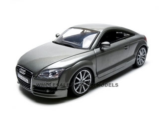 2007 Audi TT Coupe Grey 1/18 Diecast Car Model by Motormax