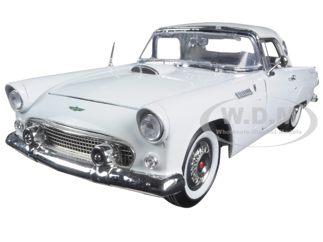 1956 Ford Thunderbird White "Timeless Classics" 1/18 Diecast Model Car by Motormax