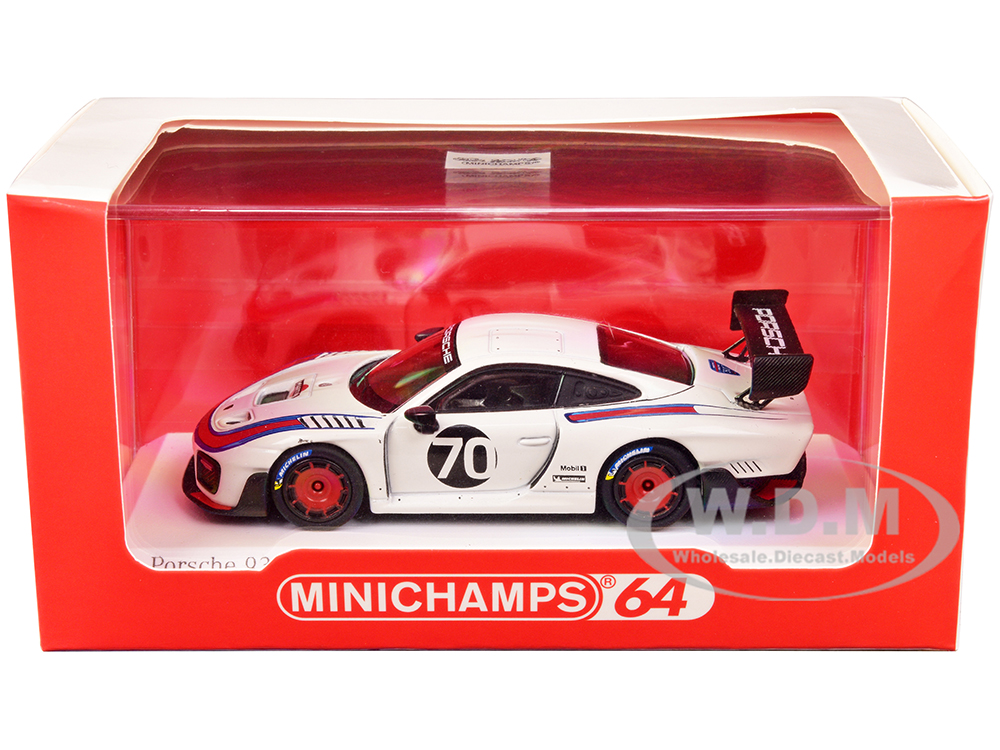 2018 Porsche 935/19 #70 Martini Racing White with Graphics 1/64 Diecast Model Car by Minichamps