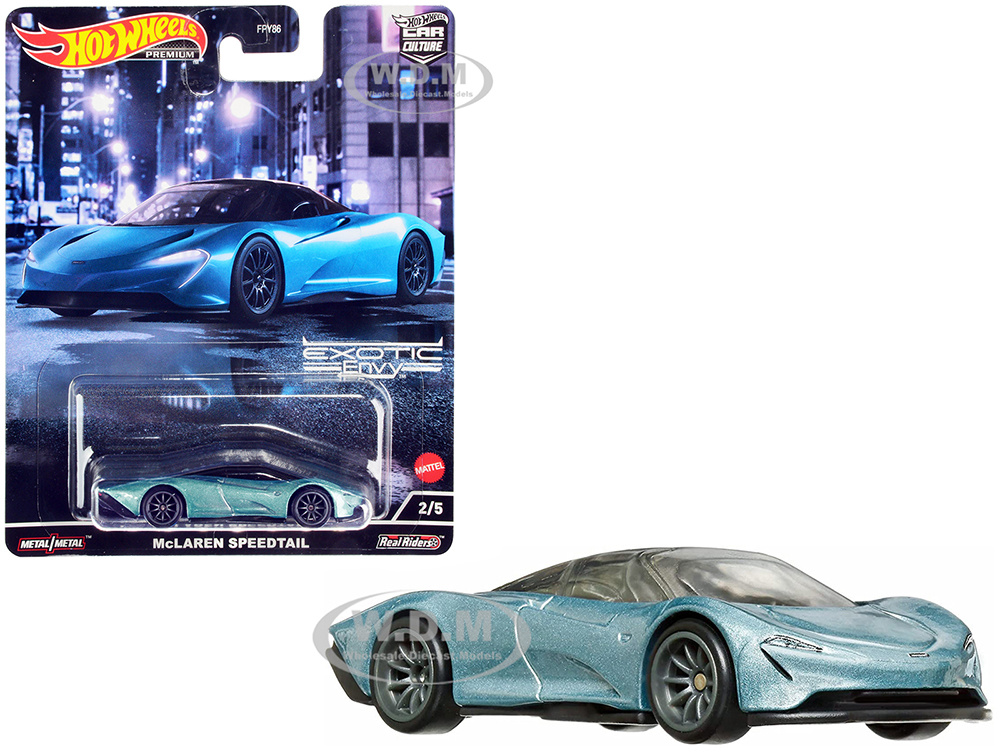 McLaren Speedtail Blue Metallic with Black Top 