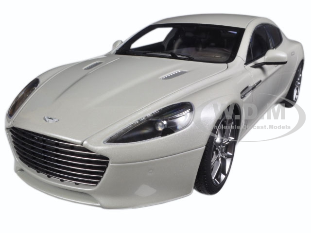 Image of 2015 Aston Martin Rapide S Silver Fox 1/18 Diecast Model Car by Autoart