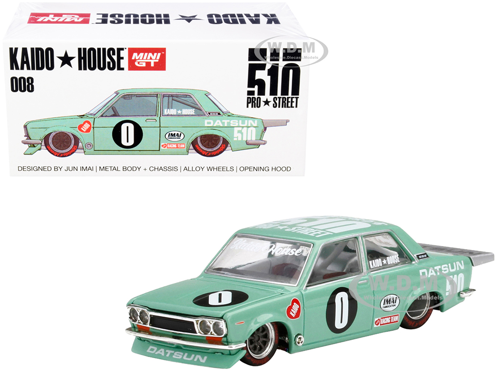 Datsun 510 Pro Street KDO510 Light Green (Designed by Jun Imai) 