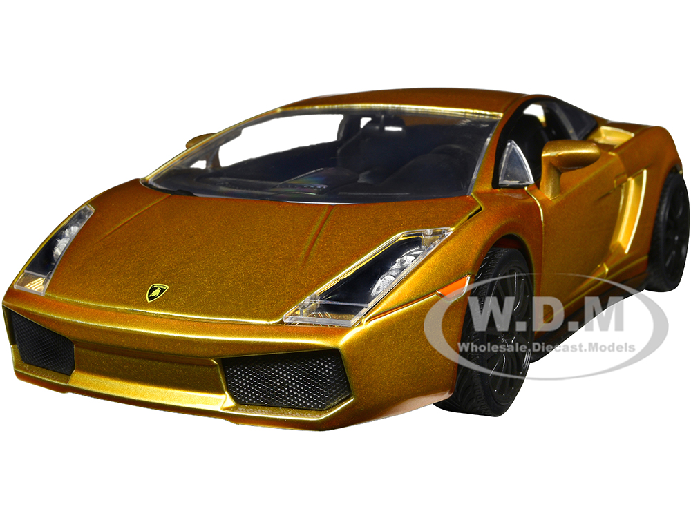 Lamborghini Gallardo Gold Metallic Fast X (2023) Movie Fast & Furious Series 1/24 Diecast Model Car by Jada